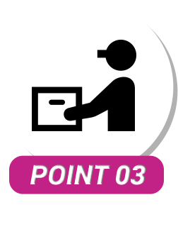 POINT03 誠実対応・丁寧な搬出
