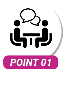 POINT01 対面だから安心